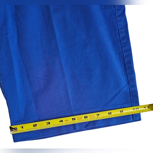 LRL Lauren Active Ralph Lauren Women Blue Shorts Size 12 Bermuda - Picture 12 of 13